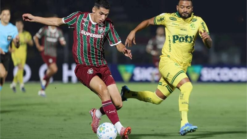 Fluminense joga mal e perde para o Mirassol, que reage no Brasileirão