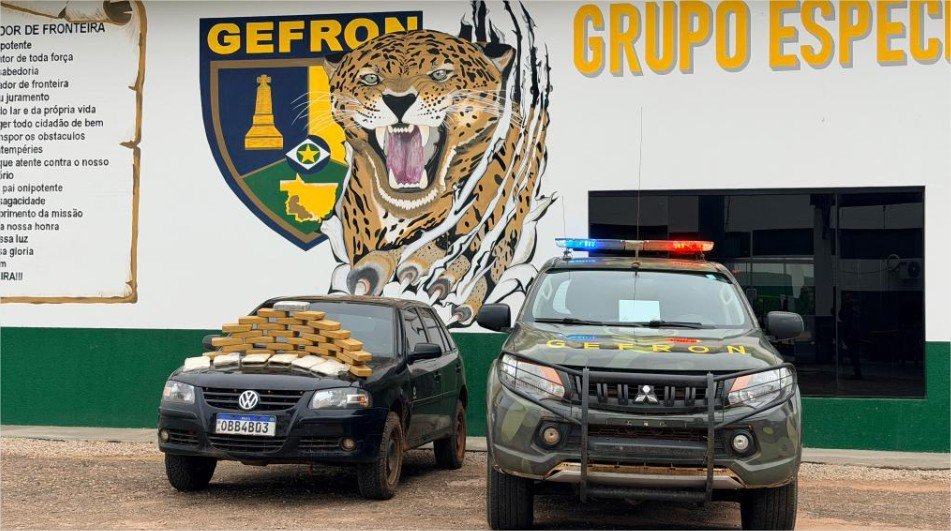 Gefron apreende 28 kg de drogas e gera prejuízo de R$ 541 mil ao crime organizado