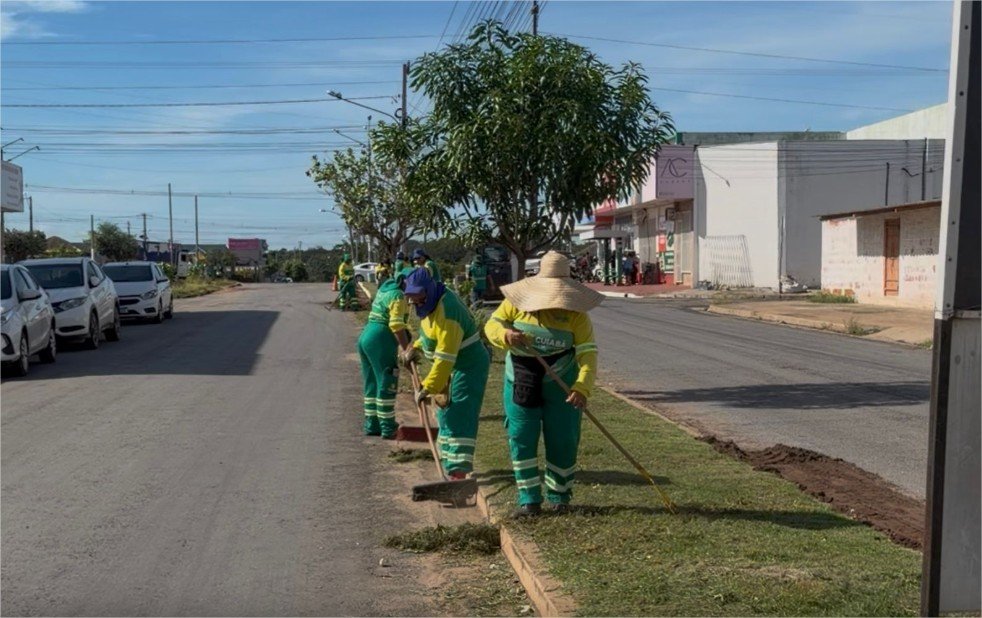 Operação Santa Terezinha reforça limpeza urbana e melhora condições de vida no Grande Coxipó