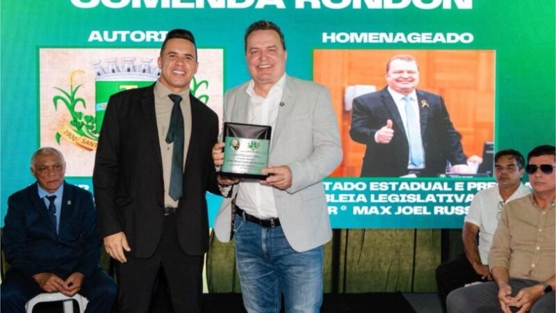 Max Russi recebe Comenda Rondon e reforça compromisso com Memorial em Santo Antônio de Leverger