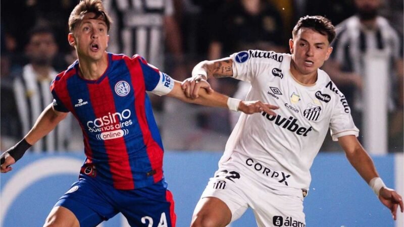 Santos volta a vacilar e tropeça em casa diante do San Lorenzo