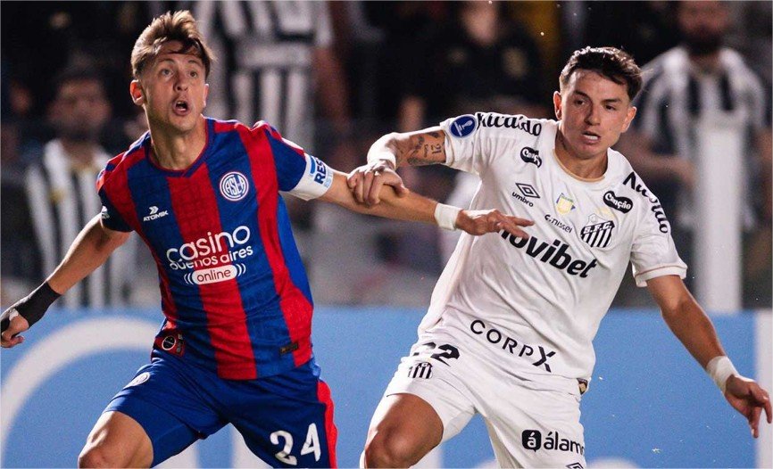 Santos volta a vacilar e tropeça em casa diante do San Lorenzo