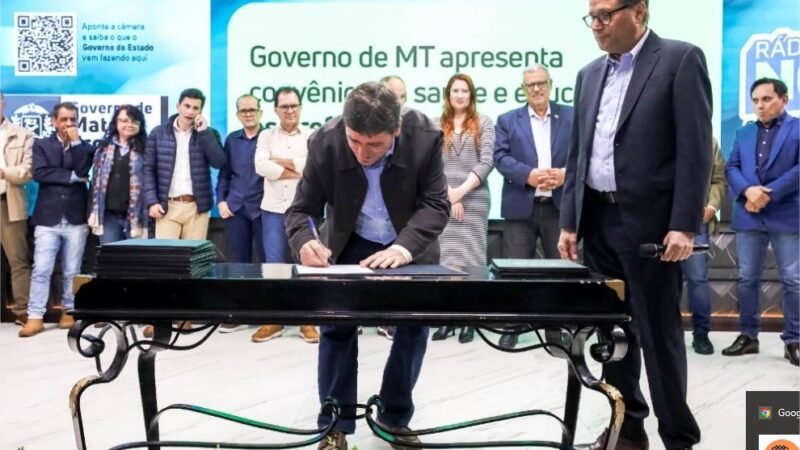 Governo de MT firma convênios com municípios do Alto Rio Paraguai: “parceria faz diferença na ponta”, afirma prefeito de Tangará da Serra