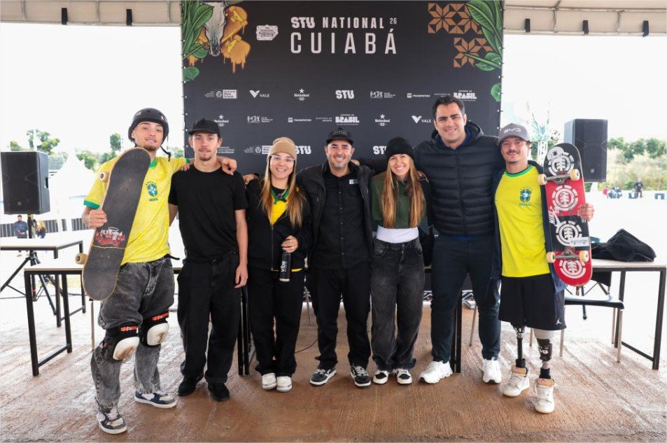 Principais atletas do país destacam qualidade do complexo de skate no Parque Novo Mato Grosso