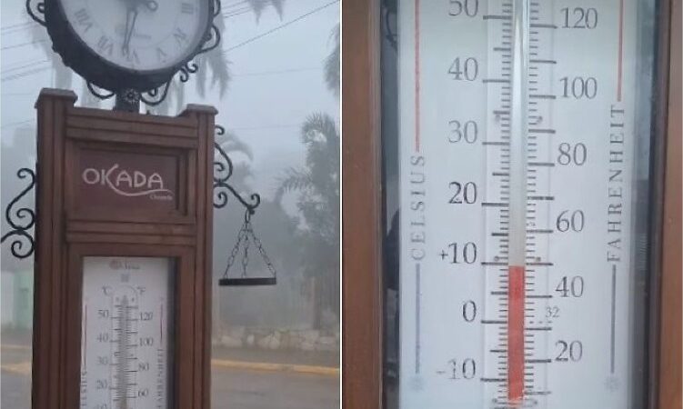 Termômetro registra 10°C em Chapada dos Guimarães; veja vídeo