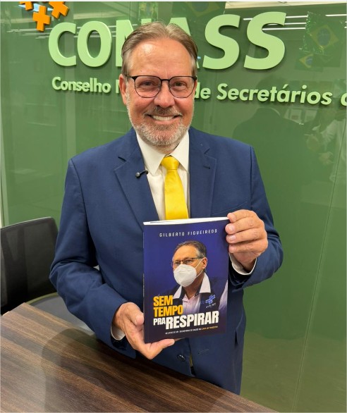 Gilberto Figueiredo lança livro sobre a pandemia e diz que Brasil ainda não está preparado para nova crise sanitária
