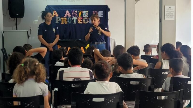 Guarda Municipal leva conscientização a crianças em Cuiabá