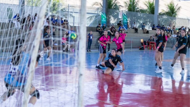 Handebol abre a segunda semana dos JECs 2026 com integração, participação estudantil e incentivo ao esporte