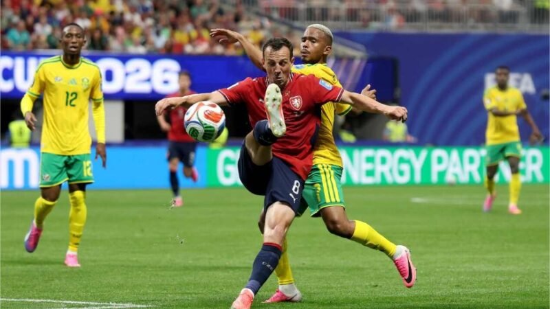 Empate deixa República Tcheca e África do Sul abraçadas na lanterna do Grupo A