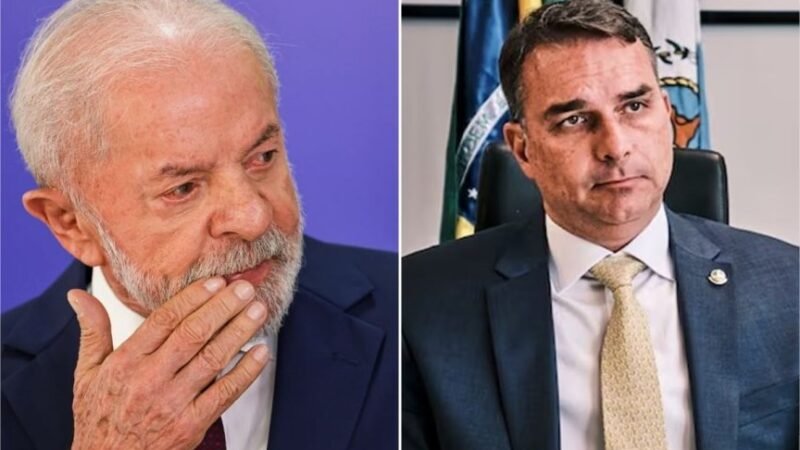 Lula e Flávio Bolsonaro voltam a empatar, com 47% a 44% no 2º turno