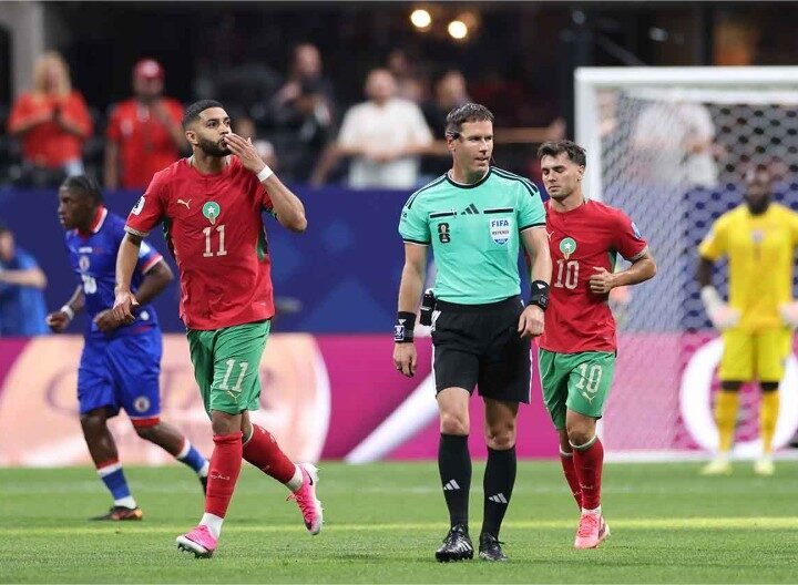 Marrocos termina em 2º no grupo do Brasil após vencer o Haiti