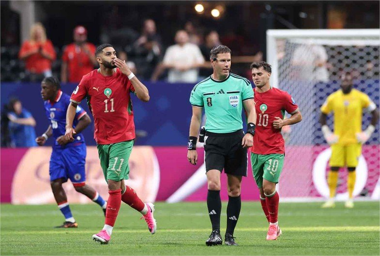Marrocos termina em 2º no grupo do Brasil após vencer o Haiti