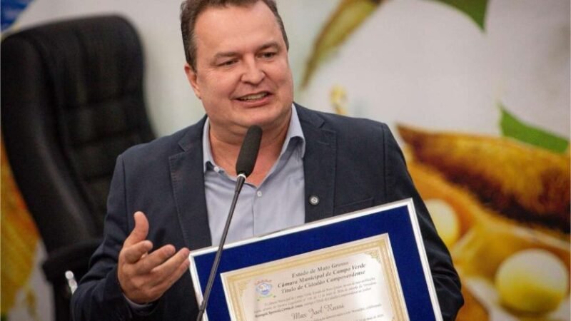 Max Russi é homenageado com título de Cidadão Campoverdense e reforça compromisso com os municípios