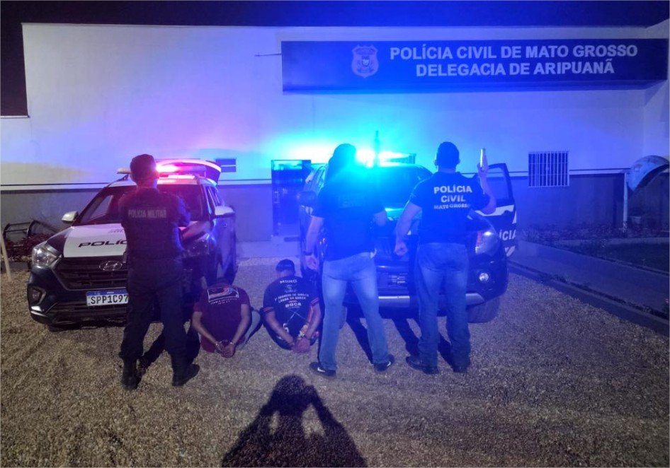 Polícias Civil e Militar prendem faccionados envolvidos em sequetro e execução de jovem em Aripuanã