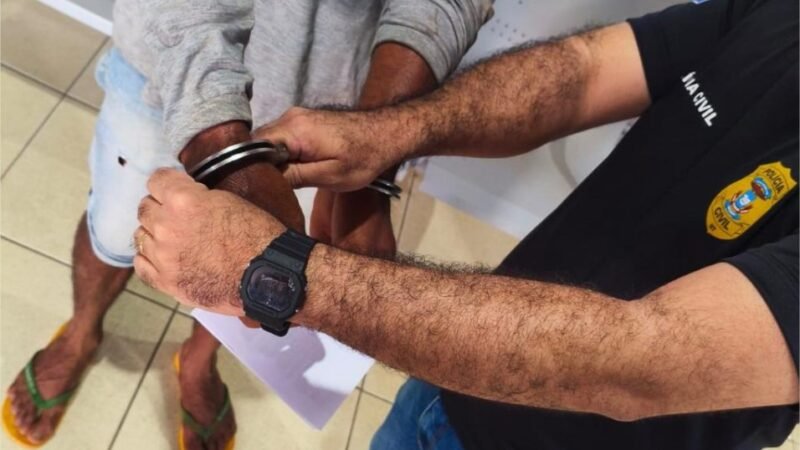 Polícia Civil prende condenado a 20 anos por estupro de vulnerável em Juara