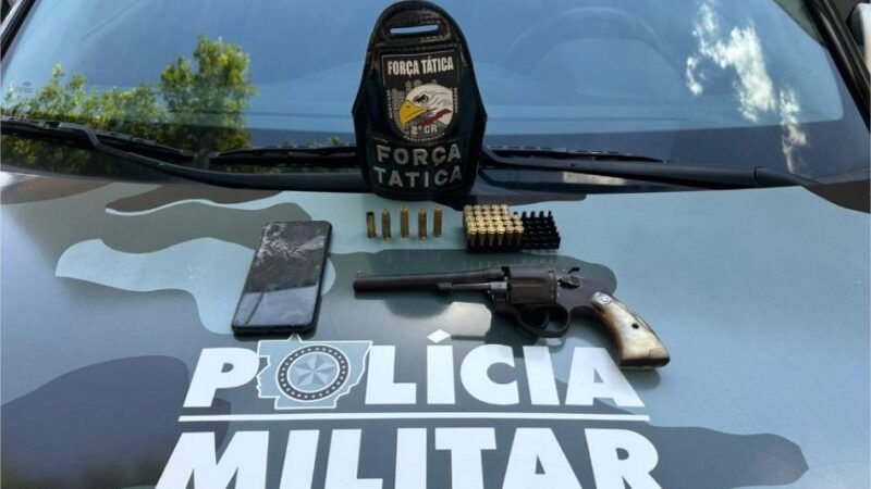 Força Tática apreende duas armas de fogo e prende suspeitos por porte ilegal em Cuiabá