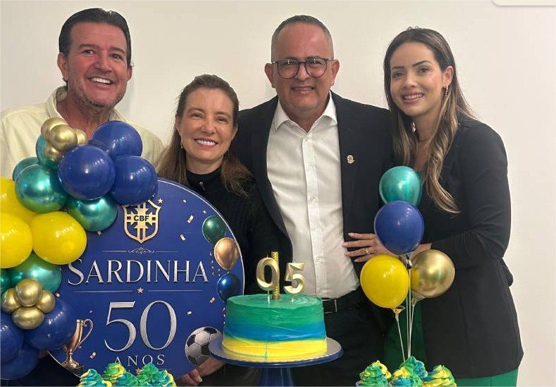 Vereador Sardinha celebra aniversário ao lado de familiares e amigos
