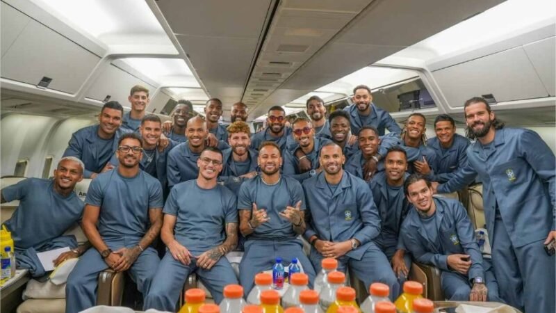 Seleção Brasileira desembarca nos Estados Unidos para a Copa do Mundo 2026