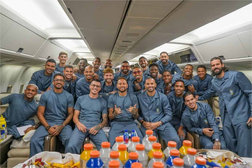 Seleção Brasileira desembarca nos Estados Unidos para a Copa do Mundo 2026