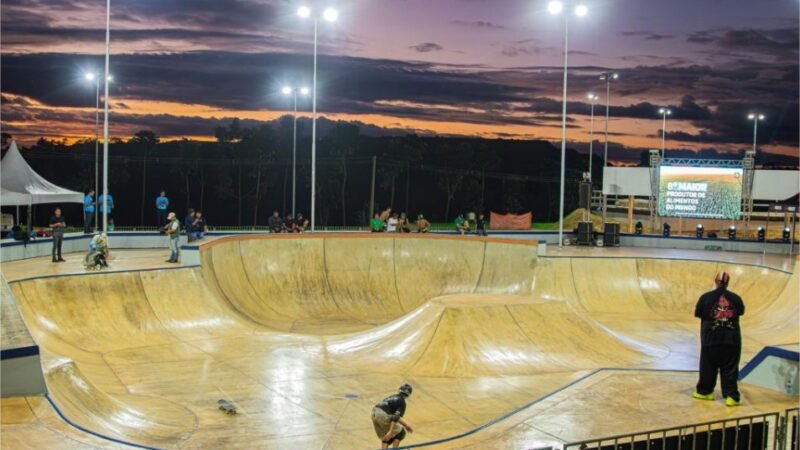 Parque Novo Mato Grosso recebe principal etapa do circuito brasileiro de skate; ingressos gratuitos disponíveis