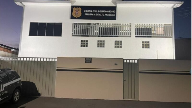 Polícia Civil prende homem com histórico de crimes patrimoniais em Alto Araguaia