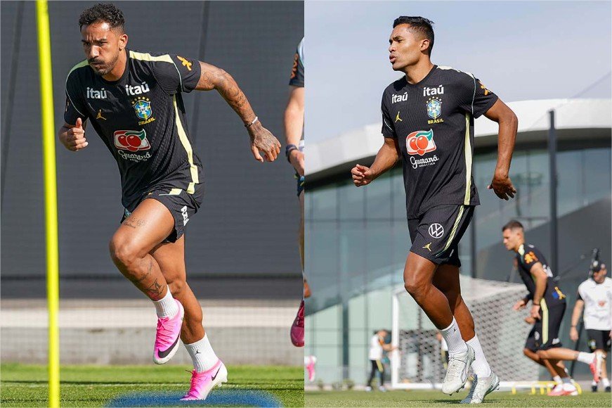 Ancelotti indica Danilo e Alex Sandro como titulares para a estreia do Brasil na Copa
