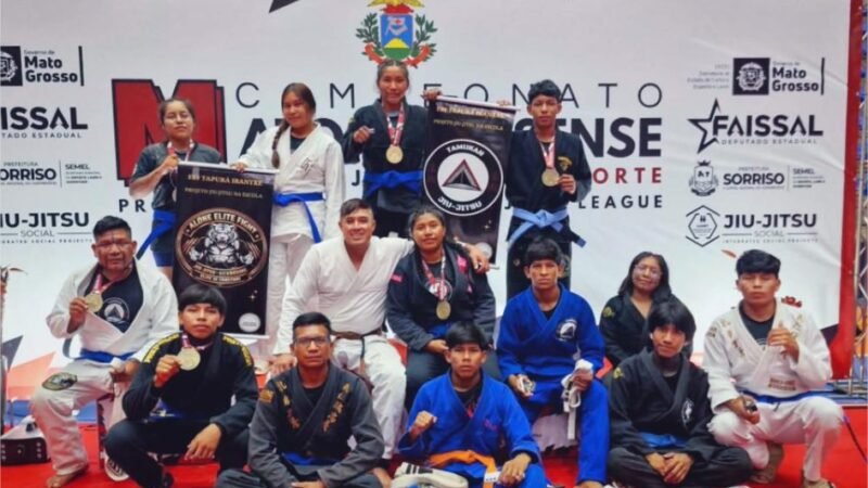 Projeto de jiu-jitsu fortalece protagonismo e identidade cultural de estudantes indígenas em Brasnorte