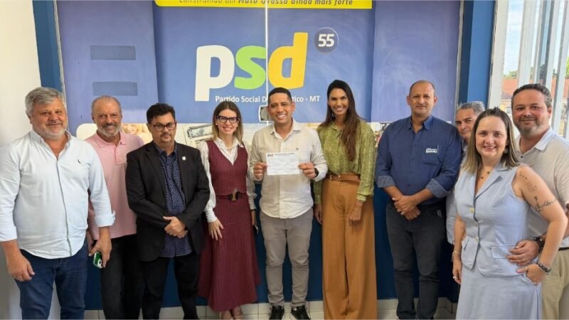 PSD Mato Grosso filia Tenente Coronel Wellison e reforça chapa estadual