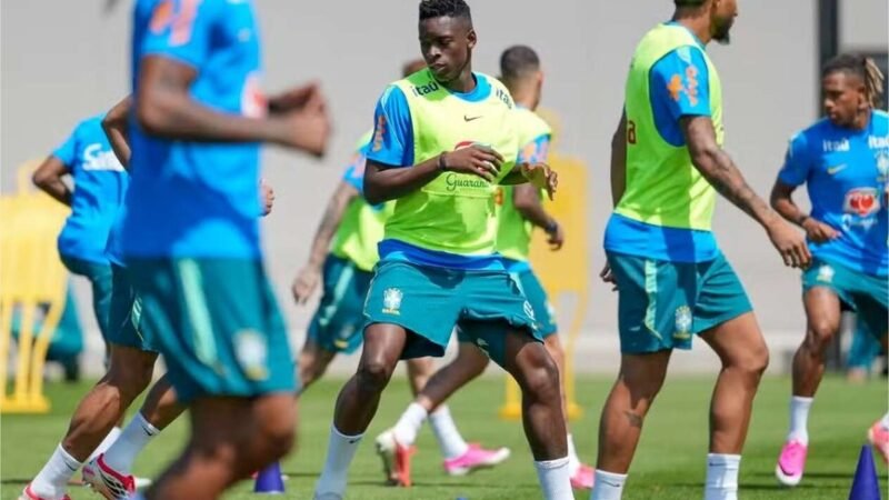 Vídeo de Luiz Henrique em treino da Seleção viraliza e diverte torcedores nas redes