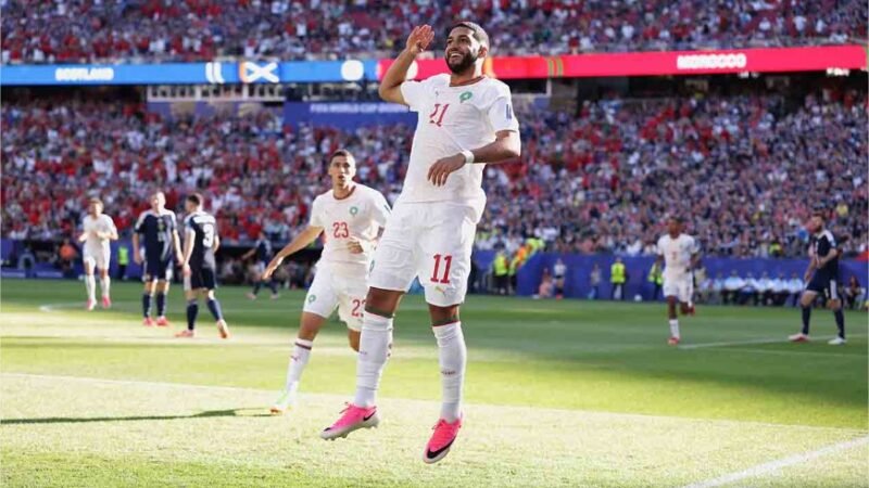 Com gol mais rápido da Copa, Marrocos bate Escócia e encaminha classificação