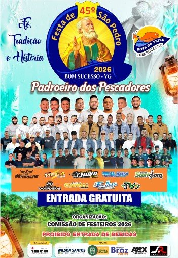 Festa de São Pedro e dos Pescadores celebra 45 anos nos dias 28 e 29 de junho