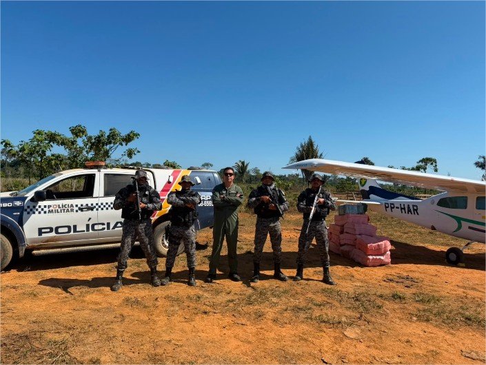 Operação integrada apreende cerca de 500 quilos de maconha em Colniza