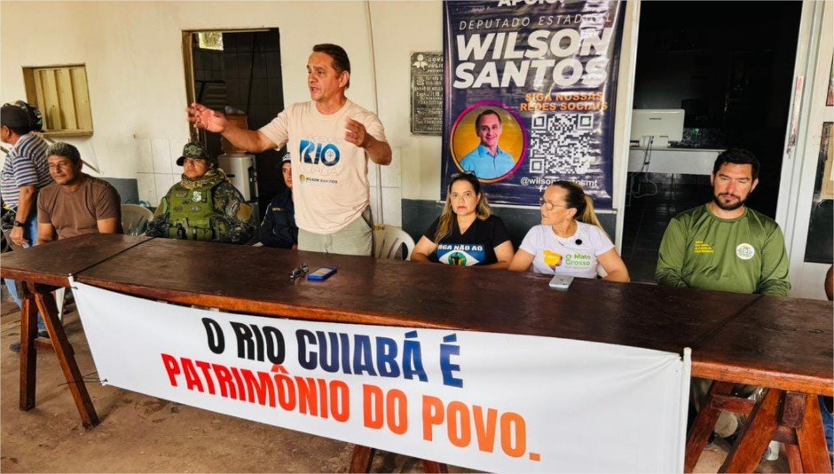 Após expedição no Rio Cuiabá, Wilson Santos propõe investimentos em saneamento na LDO