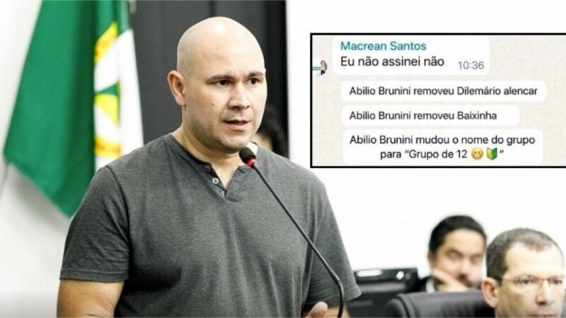 Prefeito remove Dilemário e Baixinha de grupo de WhatsApp após apoio negado