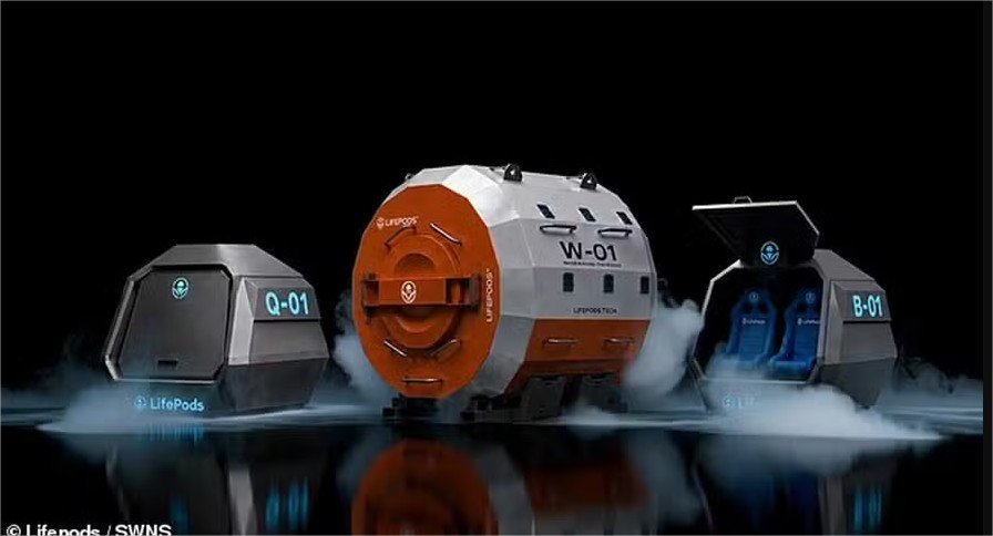 Empresa lança cápsula futurista “à prova do fim do mundo” vendida por R$ 170 mil