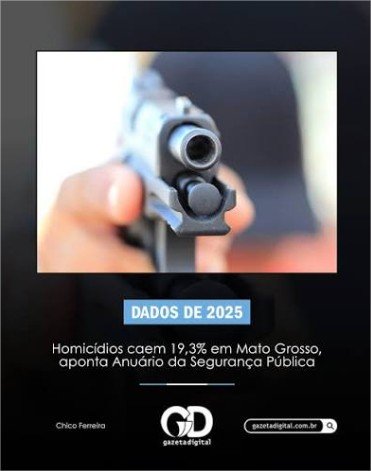 Fórum de Segurança Pública aponta que MT reduziu em 23,2% índice de mortes violentas intencionais em 2025