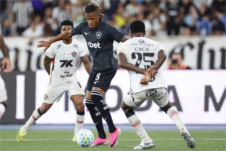 Botafogo utiliza Danilo Santos, frustra e provoca Palmeiras