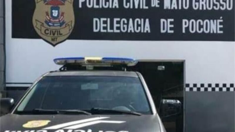 Polícia Civil prende foragido por roubo em Poconé