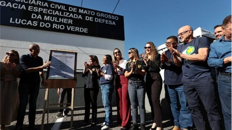 Governo de MT amplia rede de proteção às mulheres e entrega nova escola em Lucas do Rio Verde