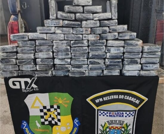 Polícia Militar localiza aeronave e apreende 78 tabletes de cocaína na Reserva do Cabaçal