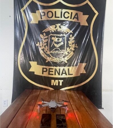 Policiais penais impedem entrada de drone com celulares na Penitenciária Mata Grande