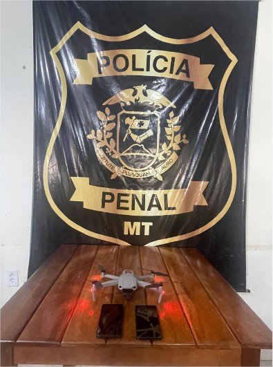 Policiais penais impedem entrada de drone com celulares na Penitenciária Mata Grande