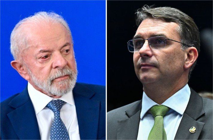 Lula e Flávio Bolsonaro empatam em simulação de 2º turno, aponta pesquisa