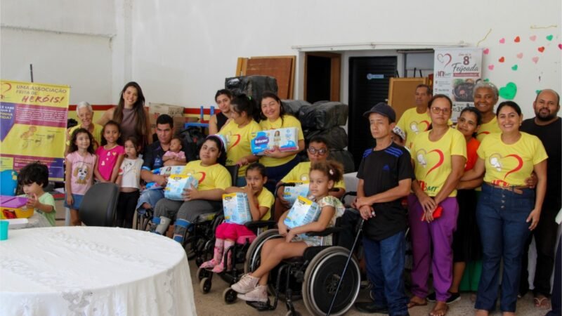 TCE-MT entrega mais de 2 mil fraldas à Associação Espinha Bífida de Mato Grosso