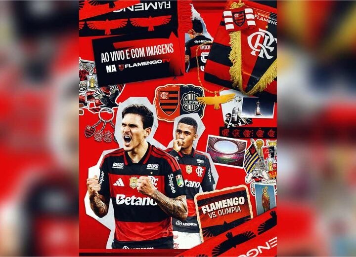 Flamengo amplia alcance e exibirá amistoso também fora do Brasil