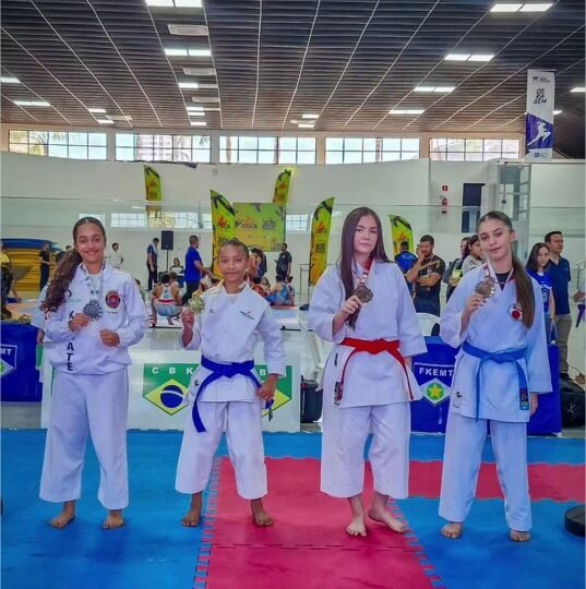 Shotokan participa de competição em Várzea Grande e tem atleta classificada para os Jogos Escolares Brasileiros