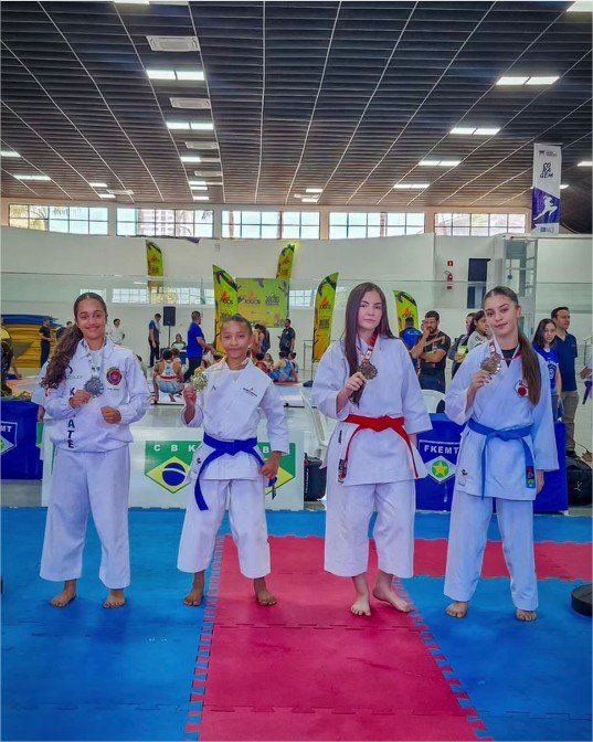 Shotokan participa de competição em Várzea Grande e tem atleta classificada para os Jogos Escolares Brasileiros