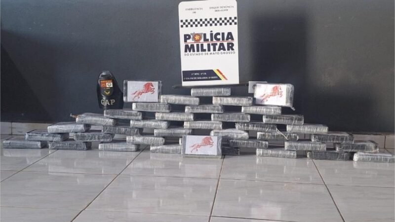 Polícia Militar apreende mais 46 tabletes de cocaína após queda de aeronave em Reserva do Cabaçal