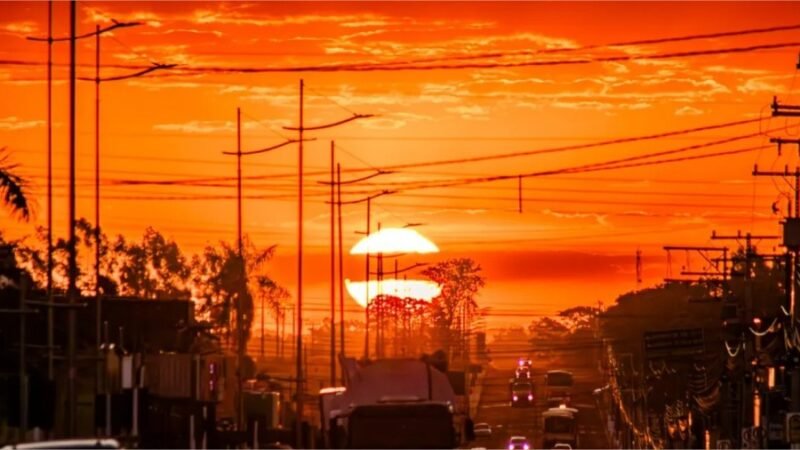 Sol de rachar e grama seca acendem alerta em Mato Grosso; calor e baixa umidade exigem cuidados
