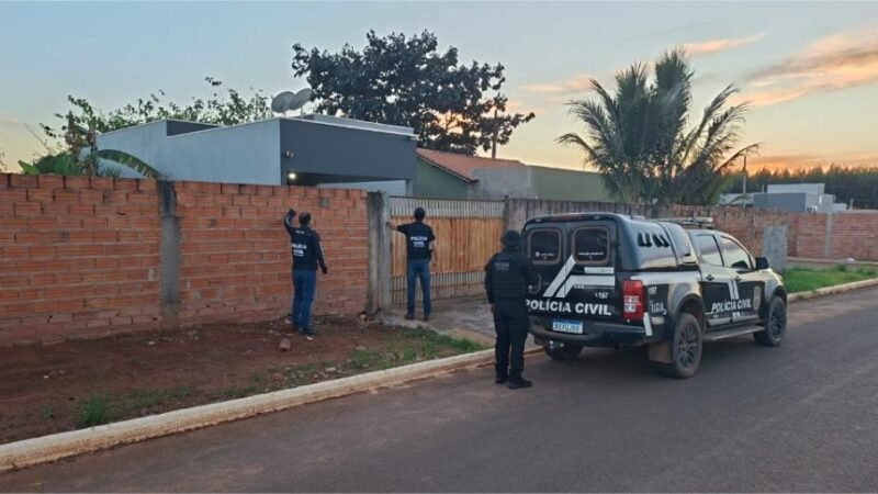 Polícia Civil deflagra ação contra núcleo de facção criminosa em Campos de Júlio